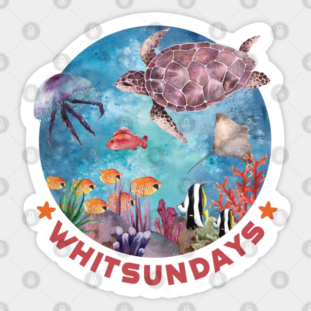 The Whitsundays Sticker by Speshly